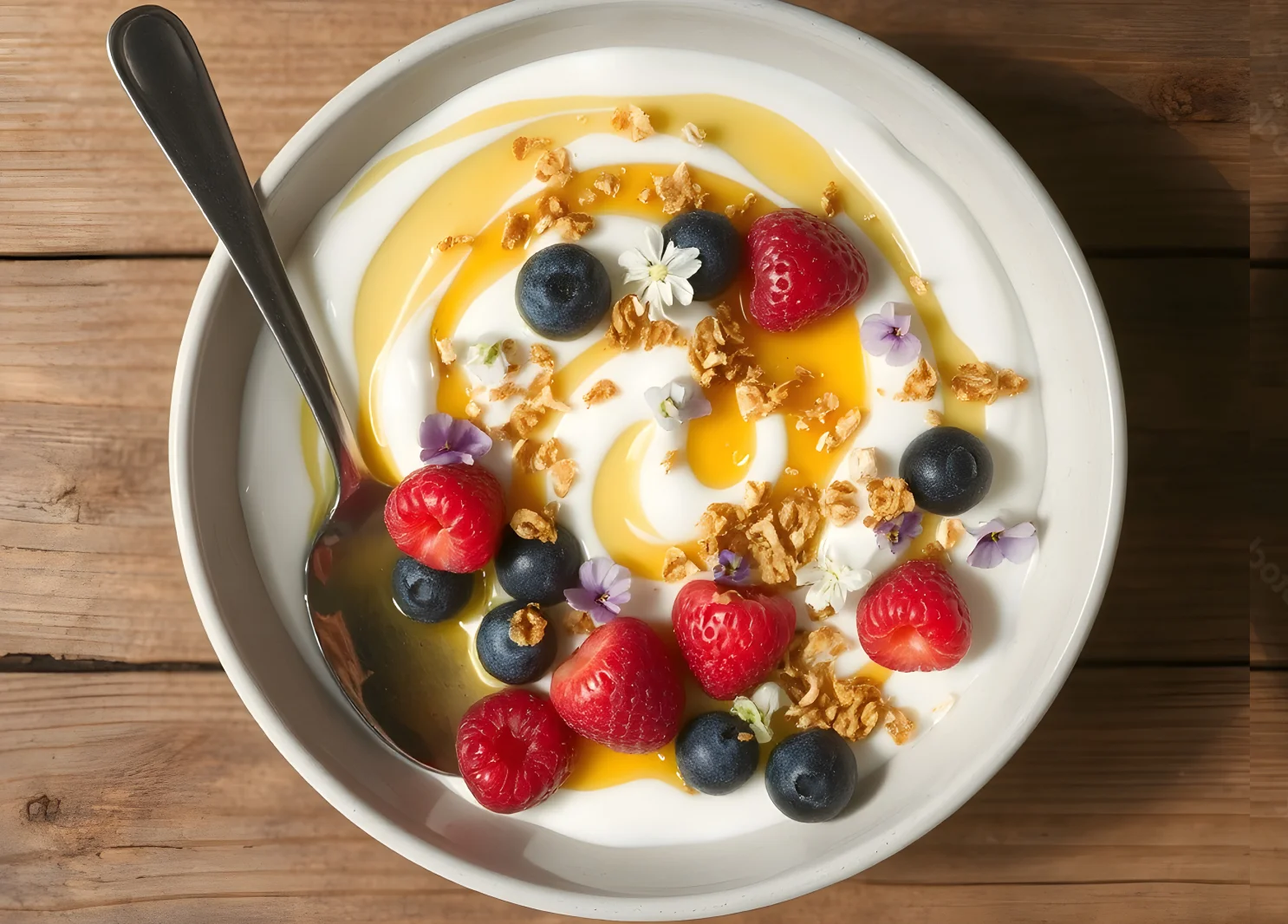 Plato con Miel de abeja flor de azahar